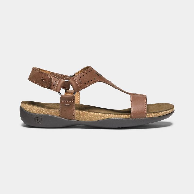 Sandalias Keen Kaci Ana T-strap Para Mujer Marrom - Sandalias Keen Mexico (865071-EVP)